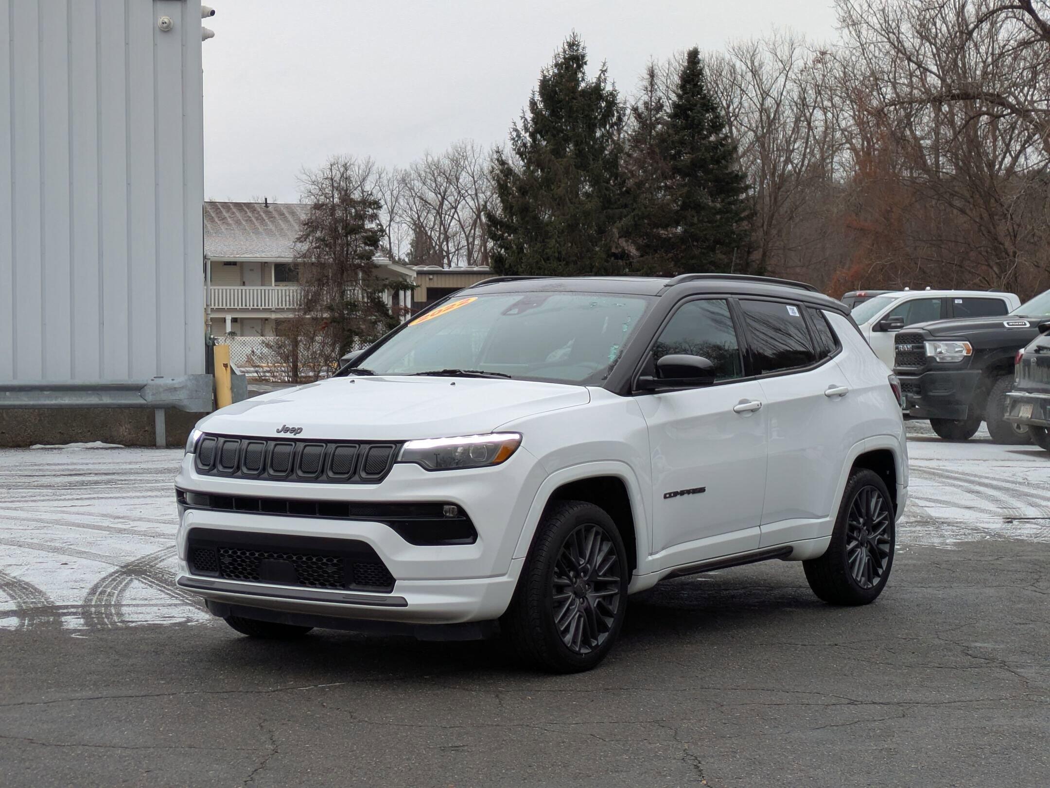 Used 2022 Jeep Compass High Altitude with VIN 3C4NJDCB5NT144094 for sale in Brattleboro, VT