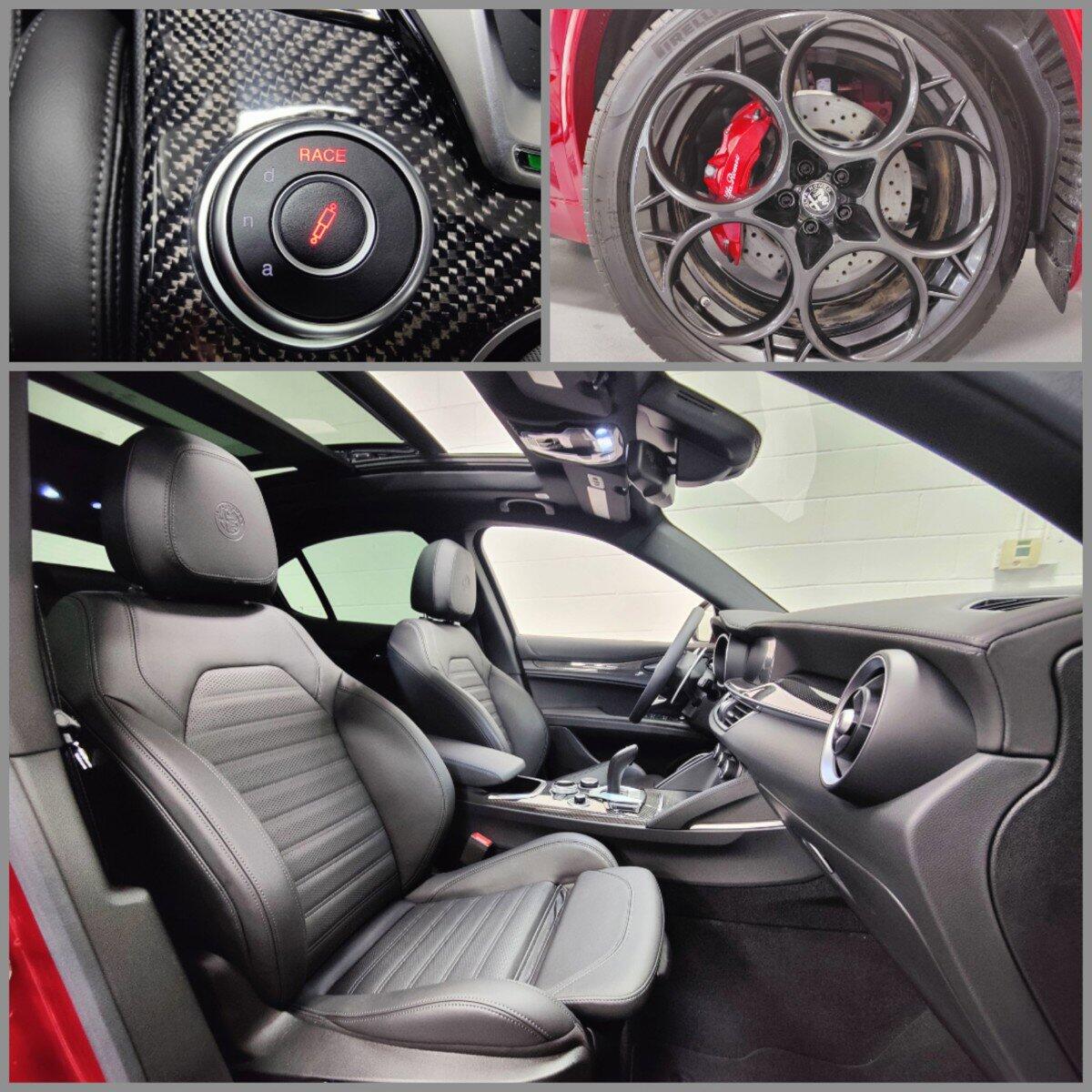 Used 2023 Alfa Romeo Stelvio Quadrifoglio with VIN ZASPAKEV2P7D57314 for sale in Maplewood, Minnesota