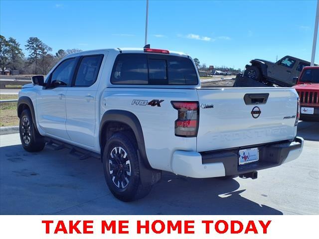 Used 2022 Nissan Frontier PRO-4X with VIN 1N6ED1EK9NN643335 for sale in Huntsville, TX