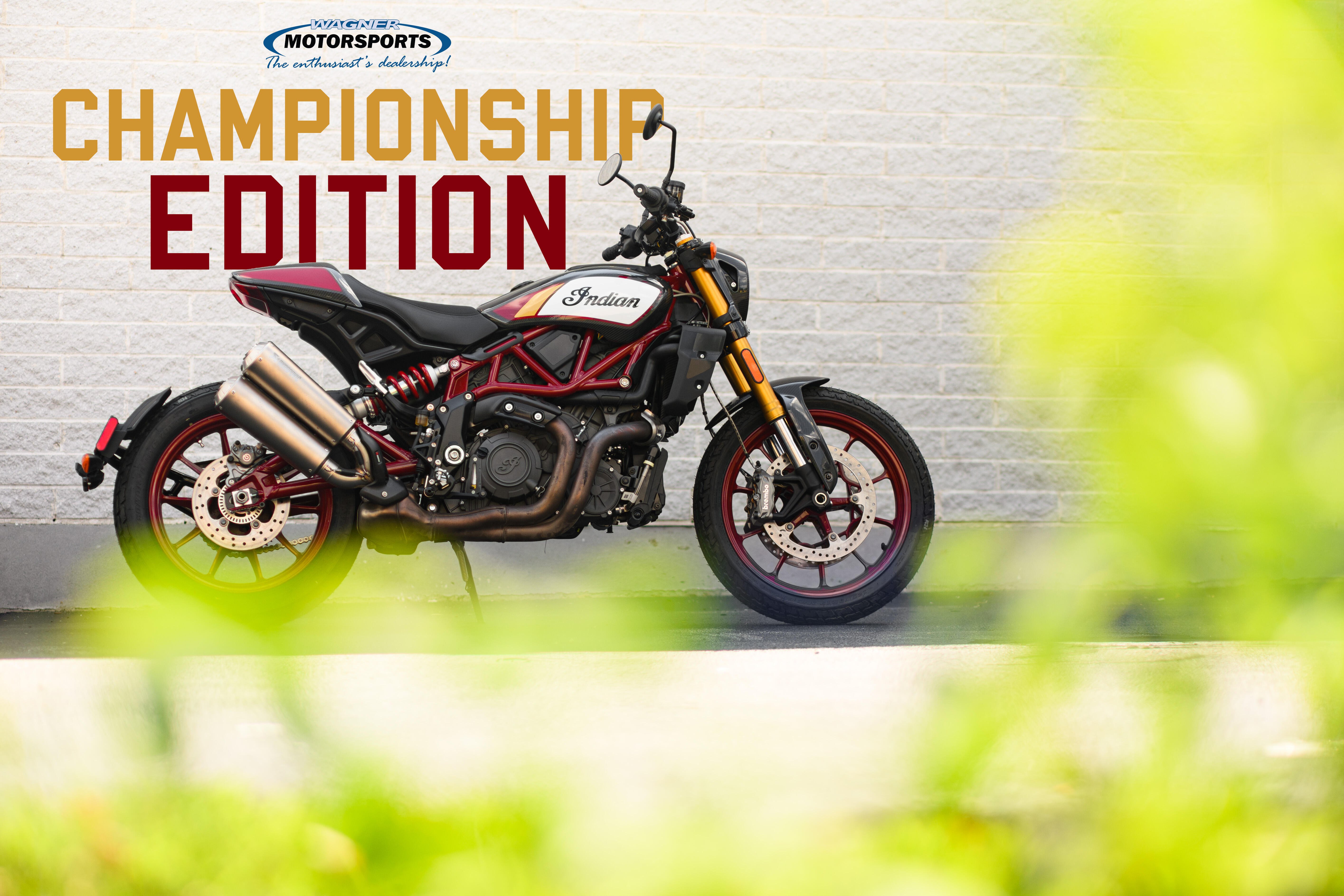 2022 Indian Motorcycle FTR Championship Edition Carbon Fiber with Racing Graphics
