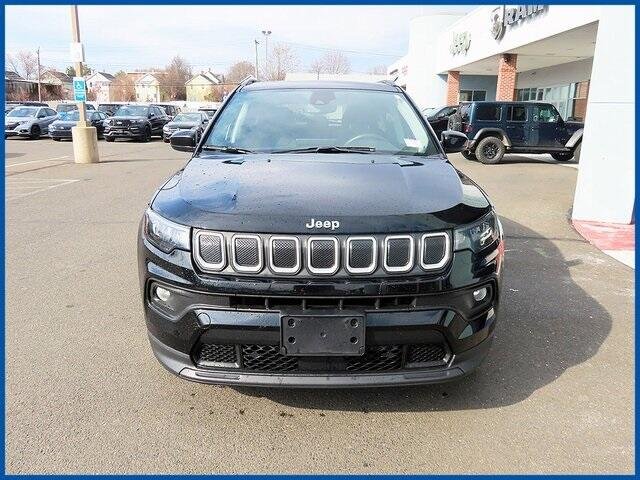 Certified 2022 Jeep Compass Latitude Lux with VIN 3C4NJDFB7NT147462 for sale in New Britain, CT