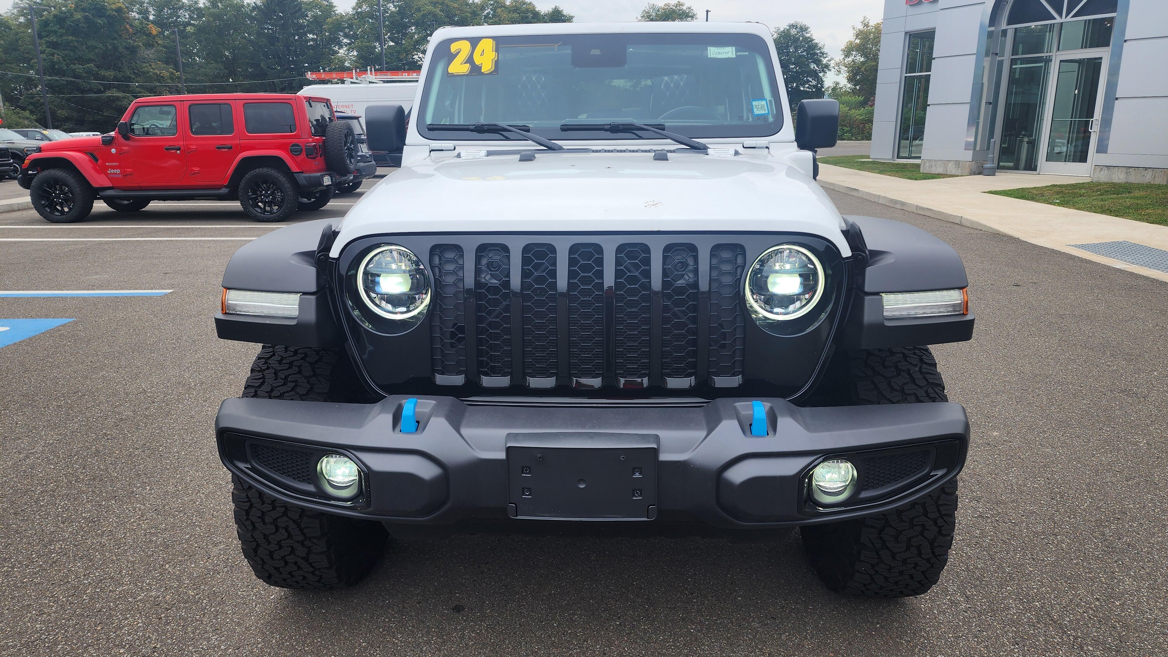 Used 2024 Jeep Wrangler 4xe Willys 4XE with VIN 1C4RJXN67RW146478 for sale in Elmira, NY