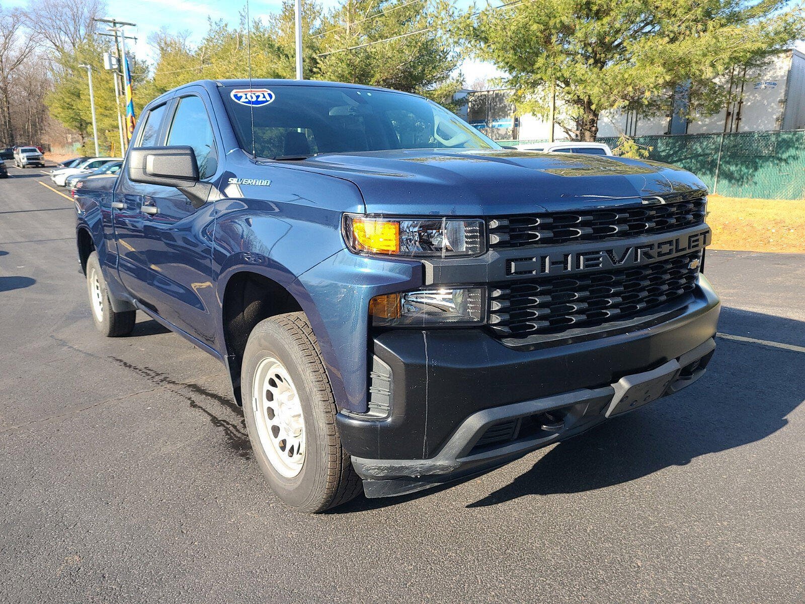 Used 2021 Chevrolet Silverado 1500 Work Truck with VIN 1GCRYAEH2MZ166929 for sale in Tamaqua, PA