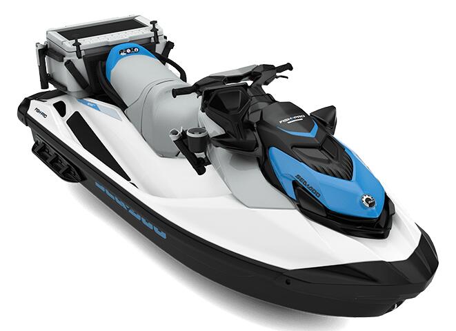 2026 Sea-Doo PWC FISH PRO SCOUT 130 WH IBR IDF 26  WHITE  GULFSTREAM BLUE