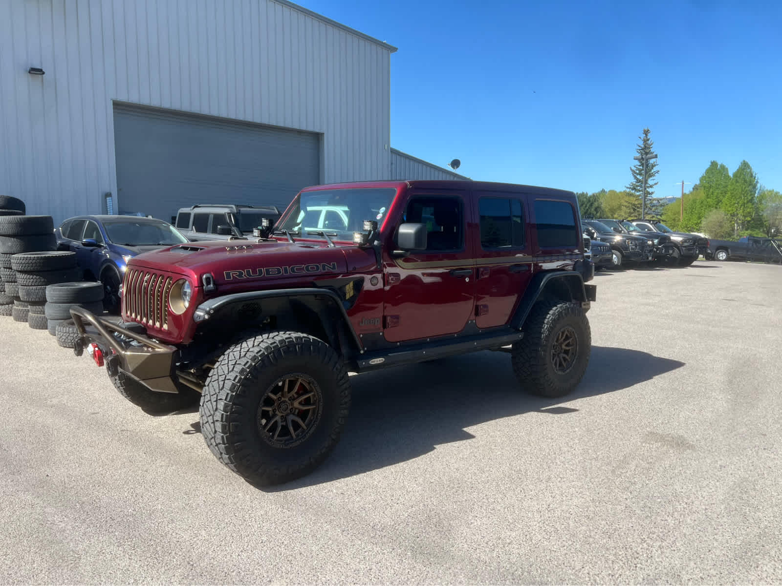 Used 2021 Jeep Wrangler Unlimited Rubicon 392 with VIN 1C4JJXSJ1MW827315 for sale in Jackson, WY