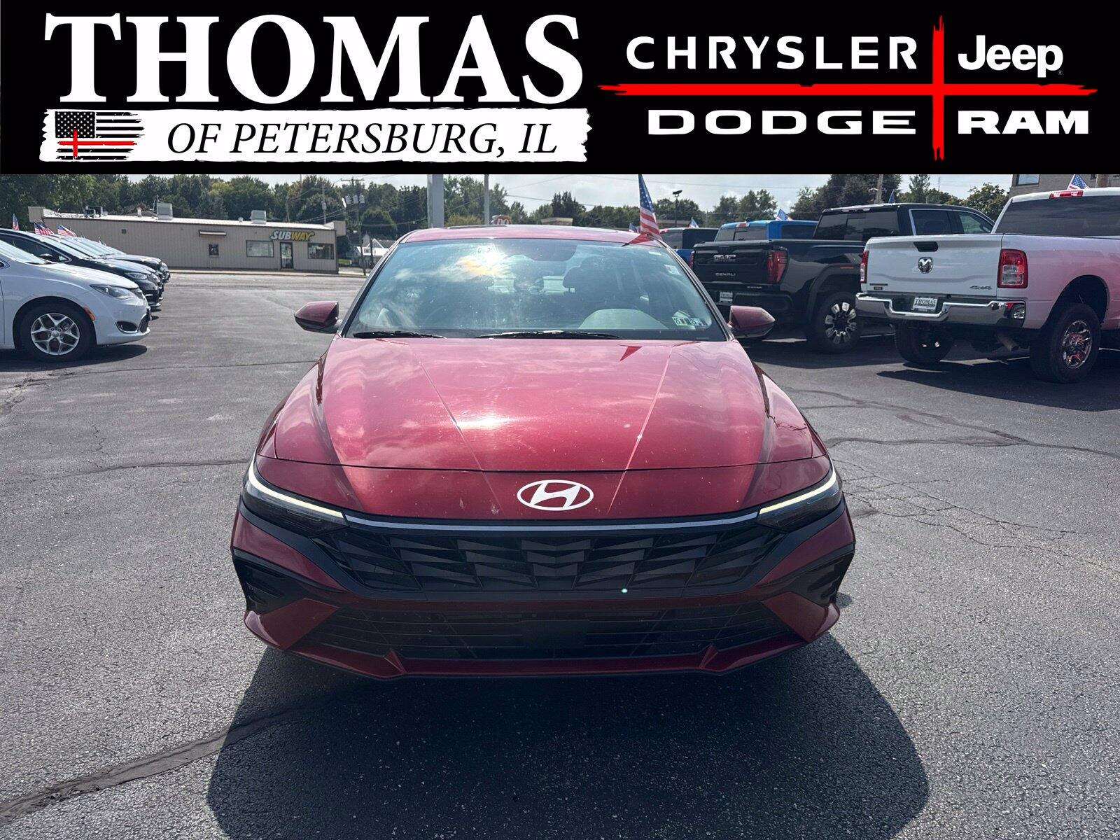 Used 2025 Hyundai Elantra SEL with VIN KMHLS4DG1SU891087 for sale in Petersburg, IL