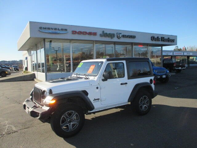 Used 2022 Jeep Wrangler Sport S with VIN 1C4GJXAN3NW151658 for sale in Oak Harbor, WA