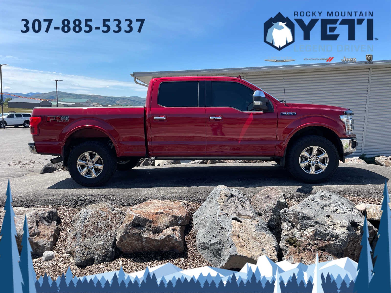 Used 2018 Ford F-150 Lariat with VIN 1FTFW1EG1JFB12499 for sale in Afton, WY