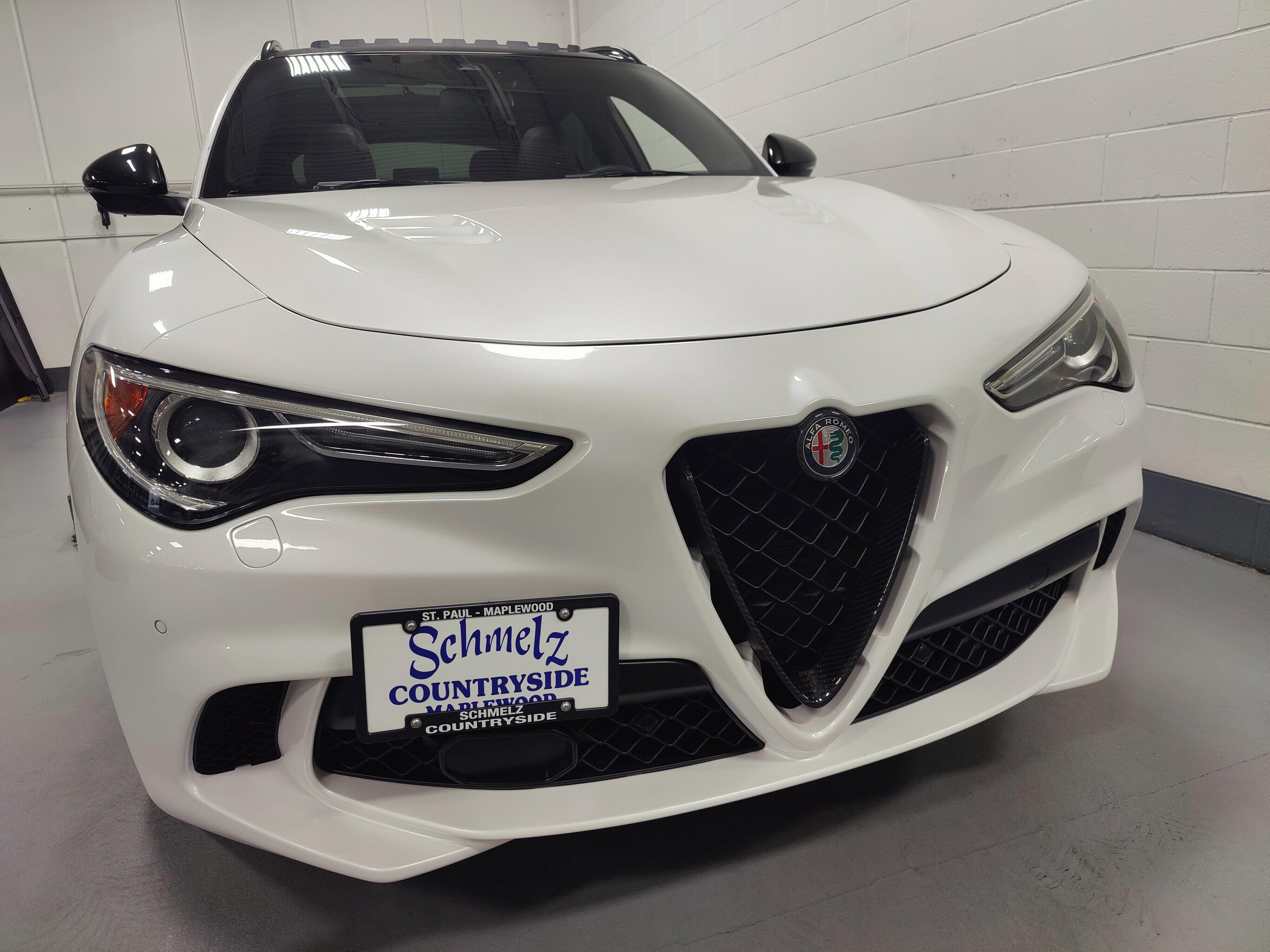 Used 2019 Alfa Romeo Stelvio Quadrifoglio with VIN ZASPAKEV1K7C68312 for sale in Maplewood, Minnesota