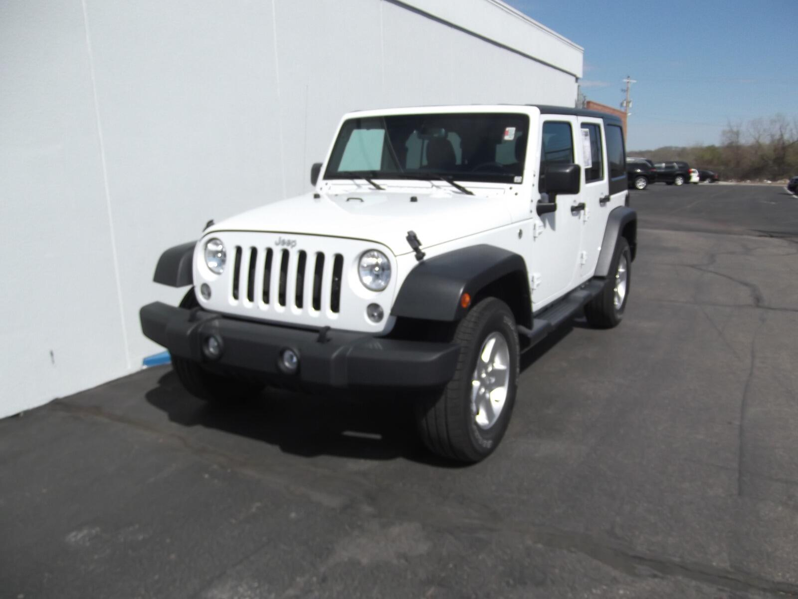 Used 2016 Jeep Wrangler Unlimited Sport S with VIN 1C4BJWDG2GL202122 for sale in Kansas City