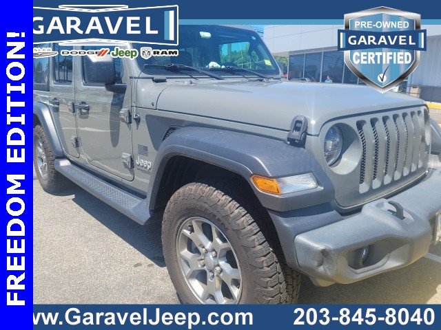 Used 2020 Jeep Wrangler Unlimited Freedom with VIN 1C4HJXDN3LW206526 for sale in Norwalk, CT