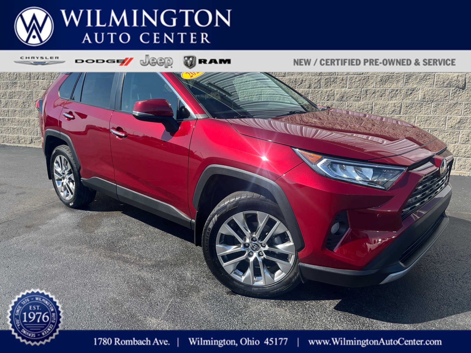 Used 2021 Toyota RAV4 Limited with VIN 2T3N1RFV7MW234096 for sale in Wilmington, OH