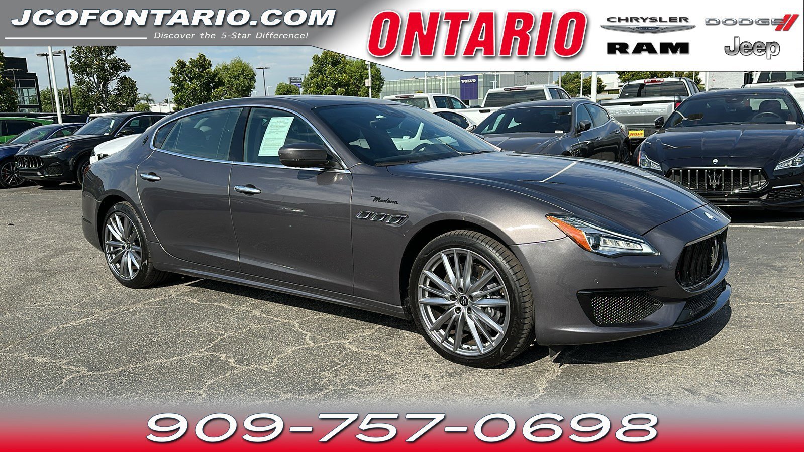 Used 2023 Maserati Quattroporte Modena with VIN ZAM56YPM4PX413371 for sale in Ontario, CA