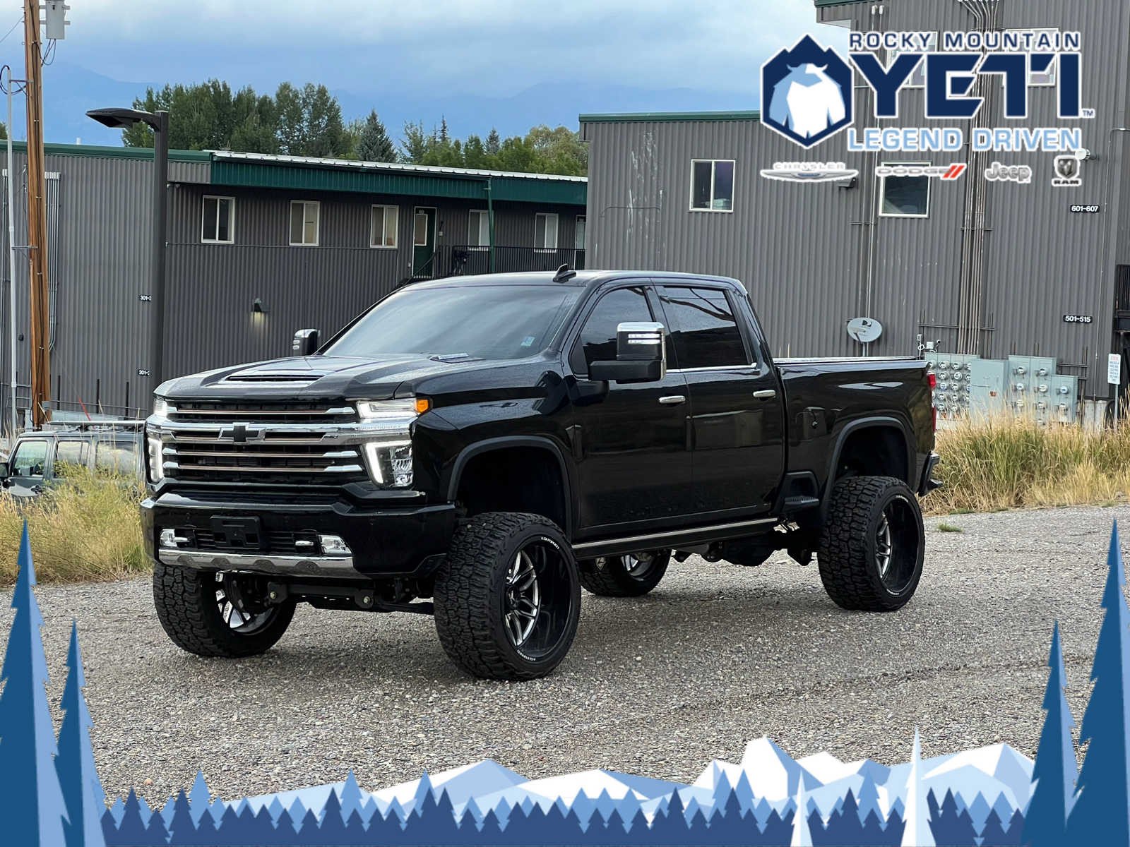 Used 2023 Chevrolet Silverado 3500HD High Country with VIN 2GC4YVEY4P1722396 for sale in Jackson, WY