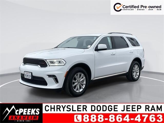 Used 2022 Dodge Durango SXT with VIN 1C4RDHAG4NC131329 for sale in Anaheim, CA