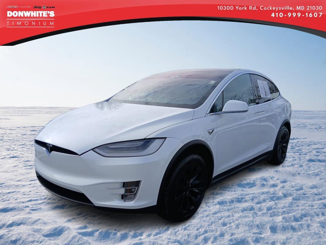 Used 2021 Tesla Model X Long Range Plus with VIN 5YJXCDE2XMF321350 for sale in Cockeysville, MD