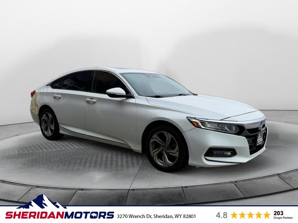 Used 2018 Honda Accord EX-L with VIN 1HGCV1F52JA017001 for sale in Sheridan, WY