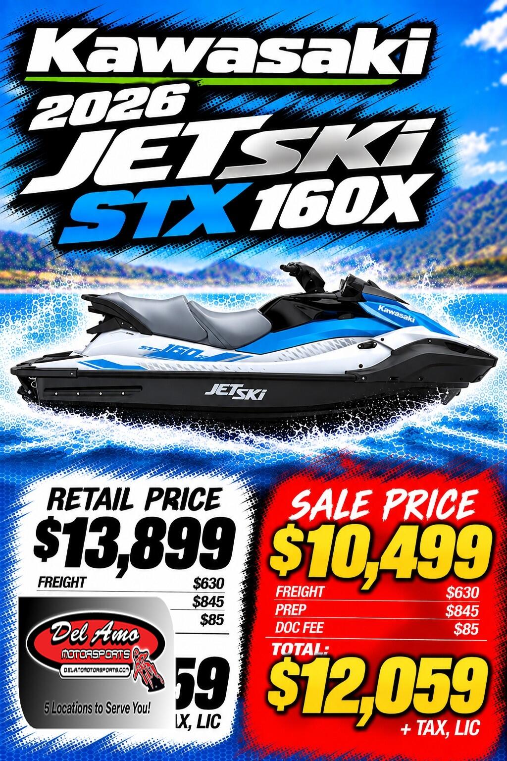 2026 Kawasaki JET SKI STX 160X
