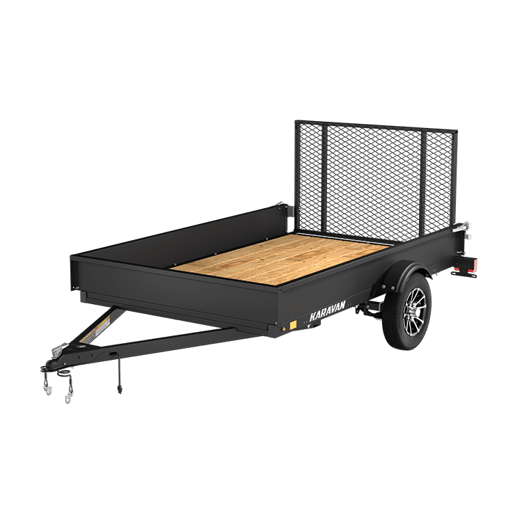 2025 Karavan Utility Trailer 5 x 8 ft. Solid Wall Steel