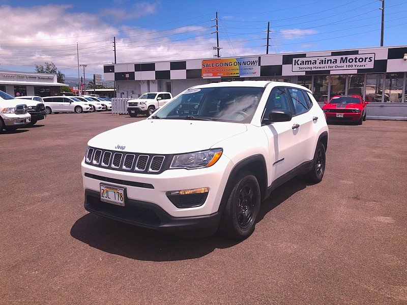 Used 2019 Jeep Compass Sport with VIN 3C4NJCAB7KT726187 for sale in Hilo, HI