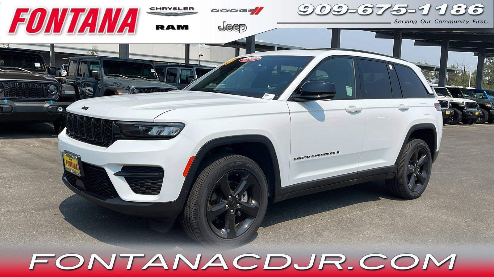 Used 2024 Jeep Grand Cherokee Altitude with VIN 1C4RJHAG9RC705194 for sale in Fontana, CA