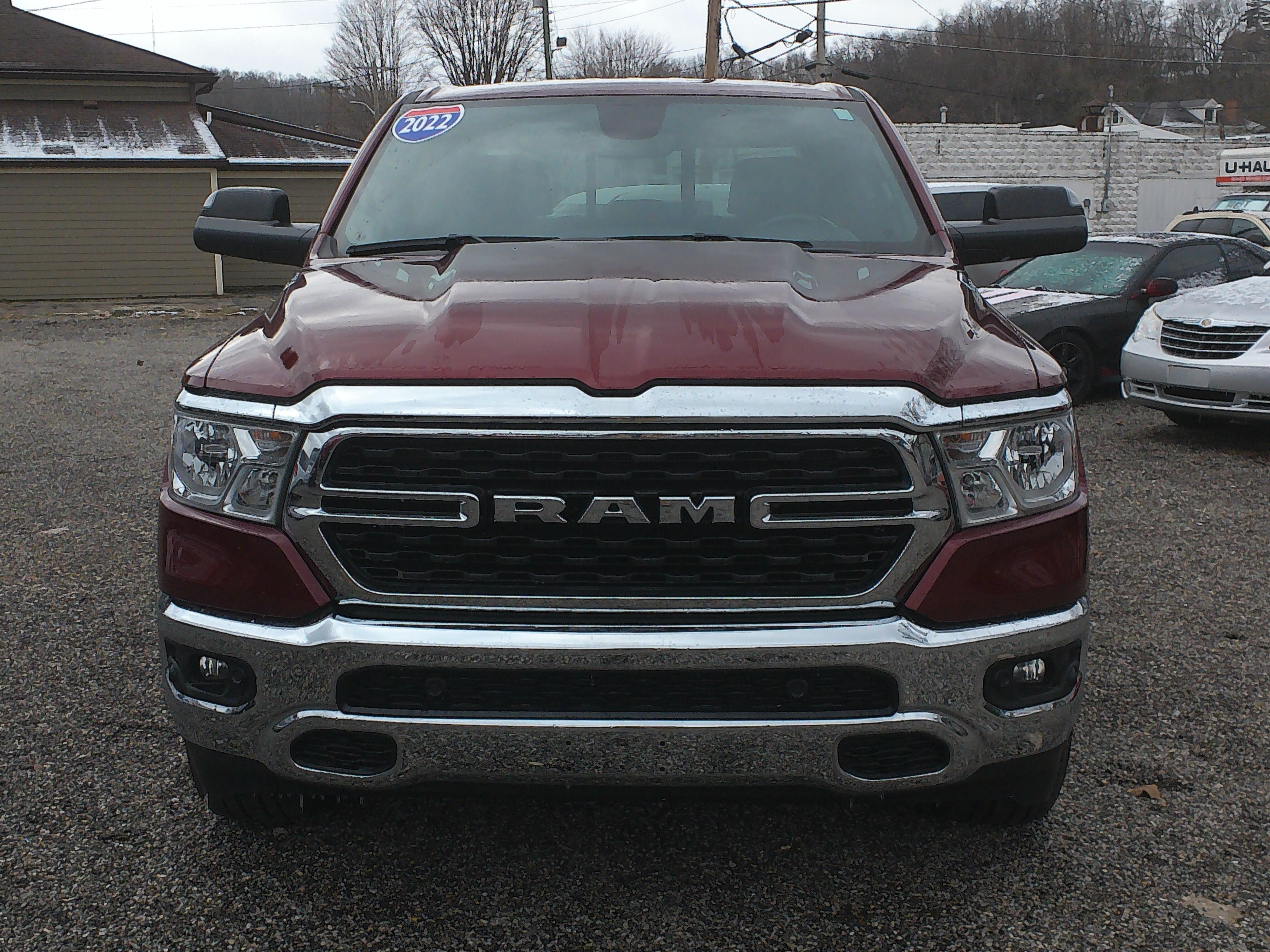 Used 2022 RAM Ram 1500 Pickup Big Horn/Lone Star with VIN 1C6SRFFT5NN248748 for sale in Connersville, IN