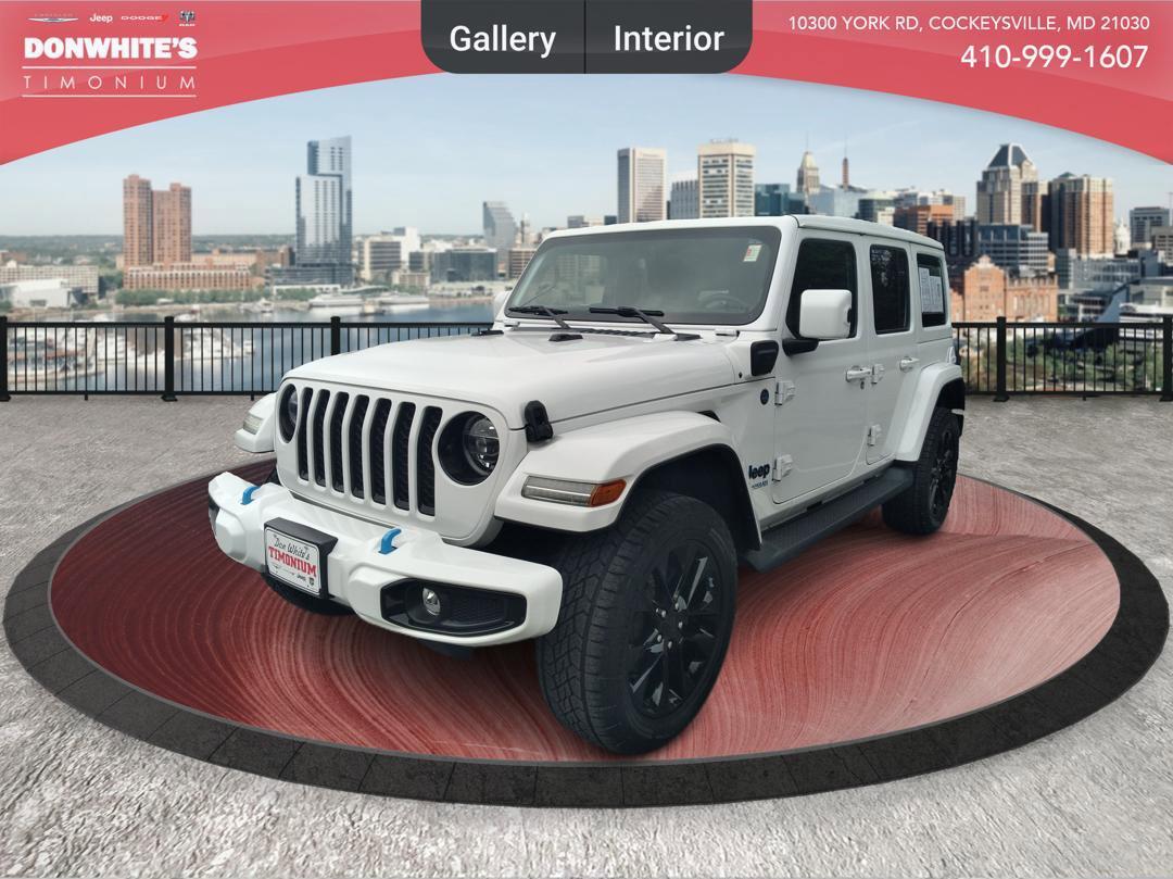 Used 2021 Jeep Wrangler Unlimited High Altitude 4XE with VIN 1C4JJXP62MW776721 for sale in Cockeysville, MD