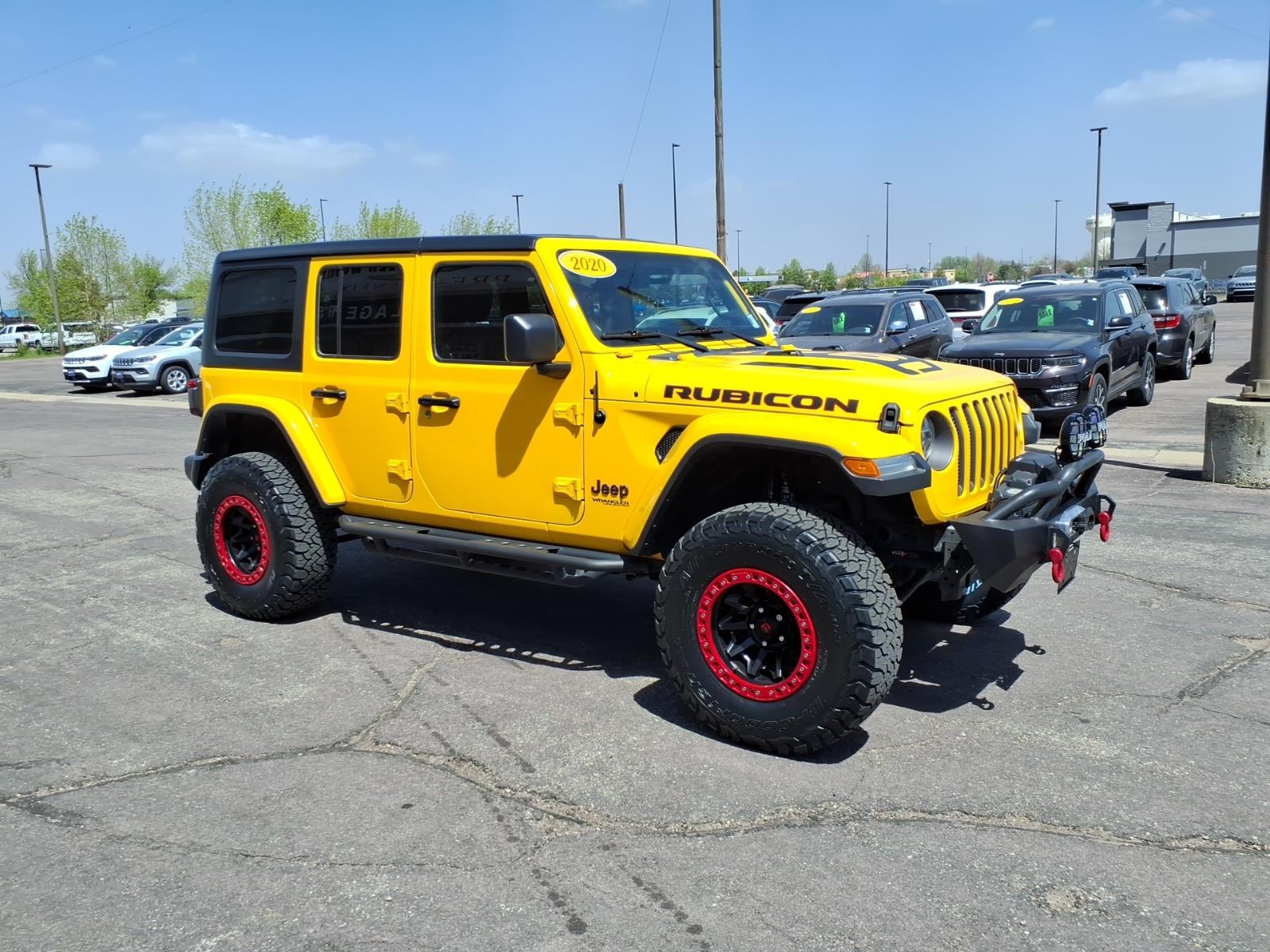 Used 2020 Jeep Wrangler Unlimited Rubicon with VIN 1C4HJXFG1LW224831 for sale in Mankato, Minnesota