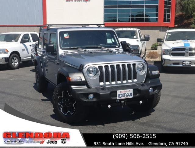 Used 2021 Jeep Wrangler Unlimited Sport S with VIN 1C4HJXDN9MW714677 for sale in Glendora, CA